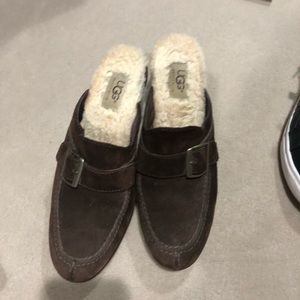Ugg slip on shoes.
